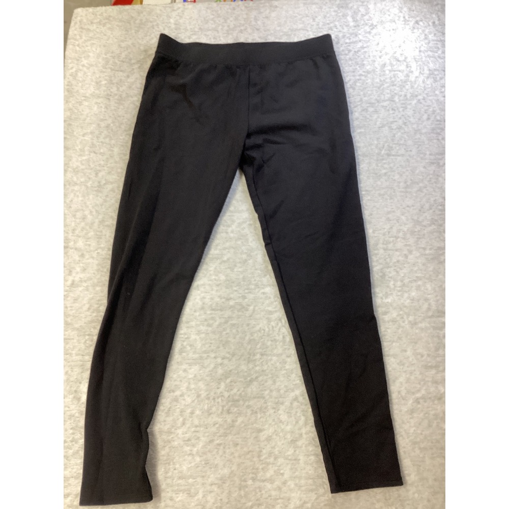 Warm‎ Essentials by Cuddl Duds Womens Black Fleece Lined Leggings Size Med NWOT